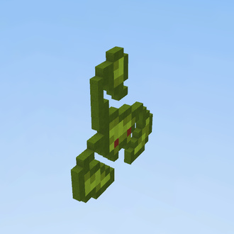 Scorpion verde pixel