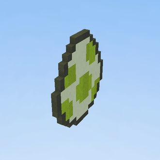 Yoshi egg pixel medium